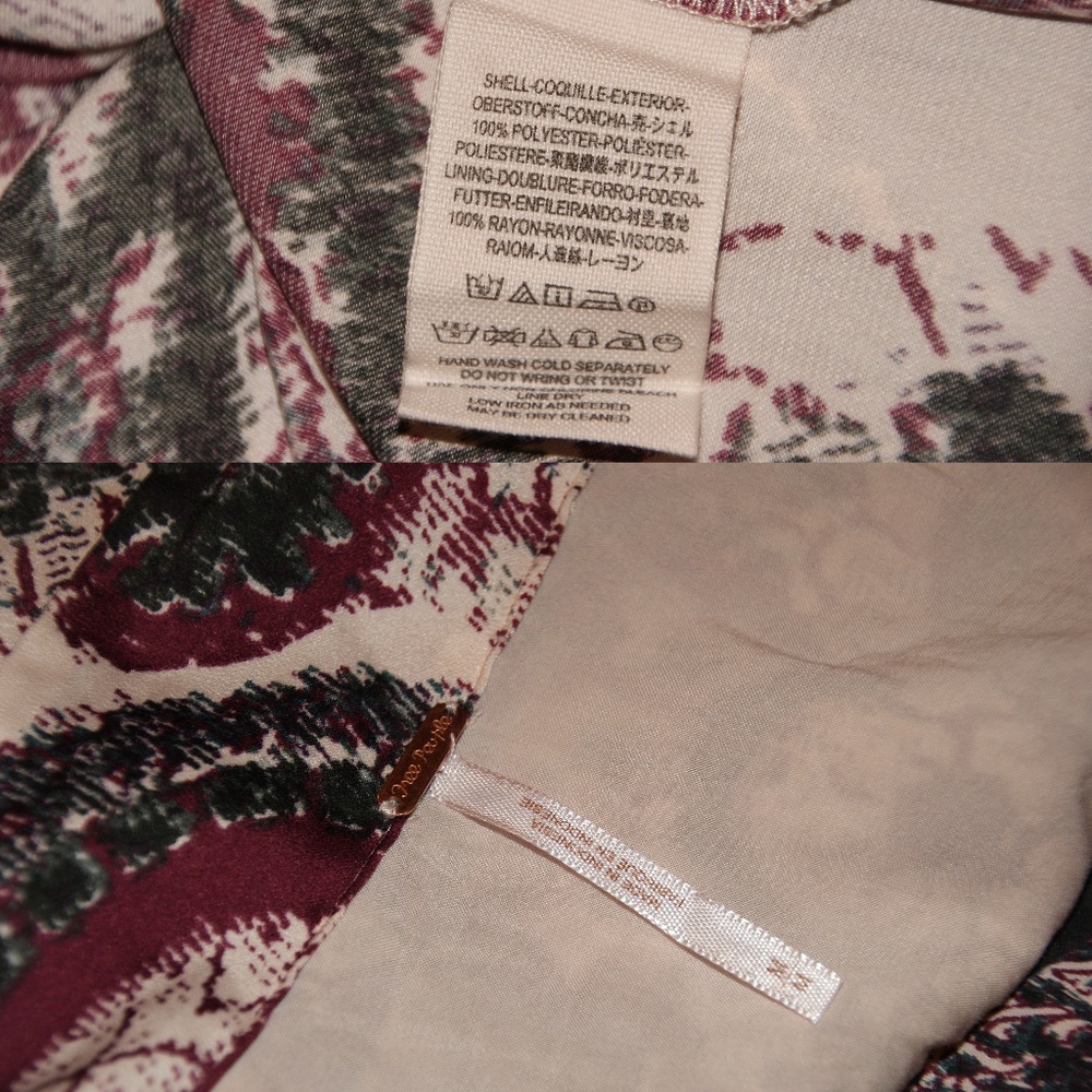 FREE PEOPLE Say You Love Me Mini Dress sz M [E1] - Picture 6 of 8